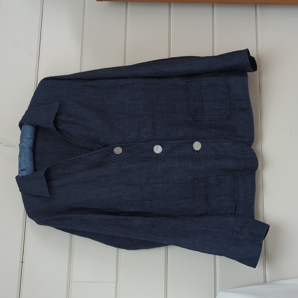 Linen blazer, size 12 - Picture 1 of 4